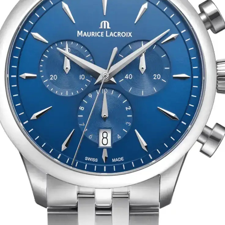 Maurice Lacroix 1975 Quartz Chronograph 751038-SS002-430-1 - zegarek męski 2