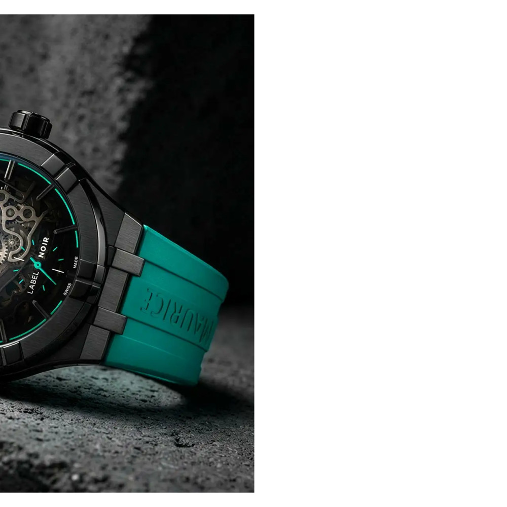 Maurice Lacroix Aikon Skeleton Label Noir AI6028-DLB0B-030-H - zegarek męski 6