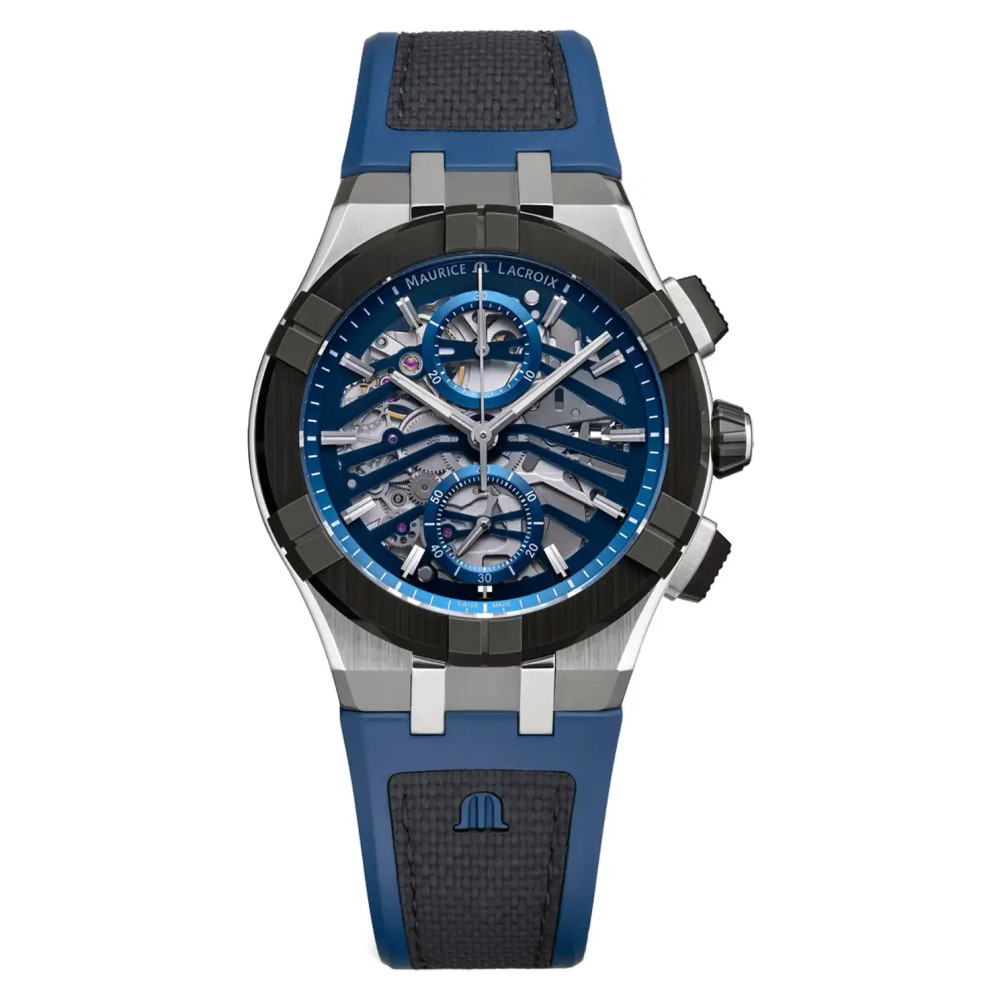 Maurice Lacroix Aikonic Automatic Chronograph Skeleton AC8018-SSL20-030-4 - zegarek męski 1