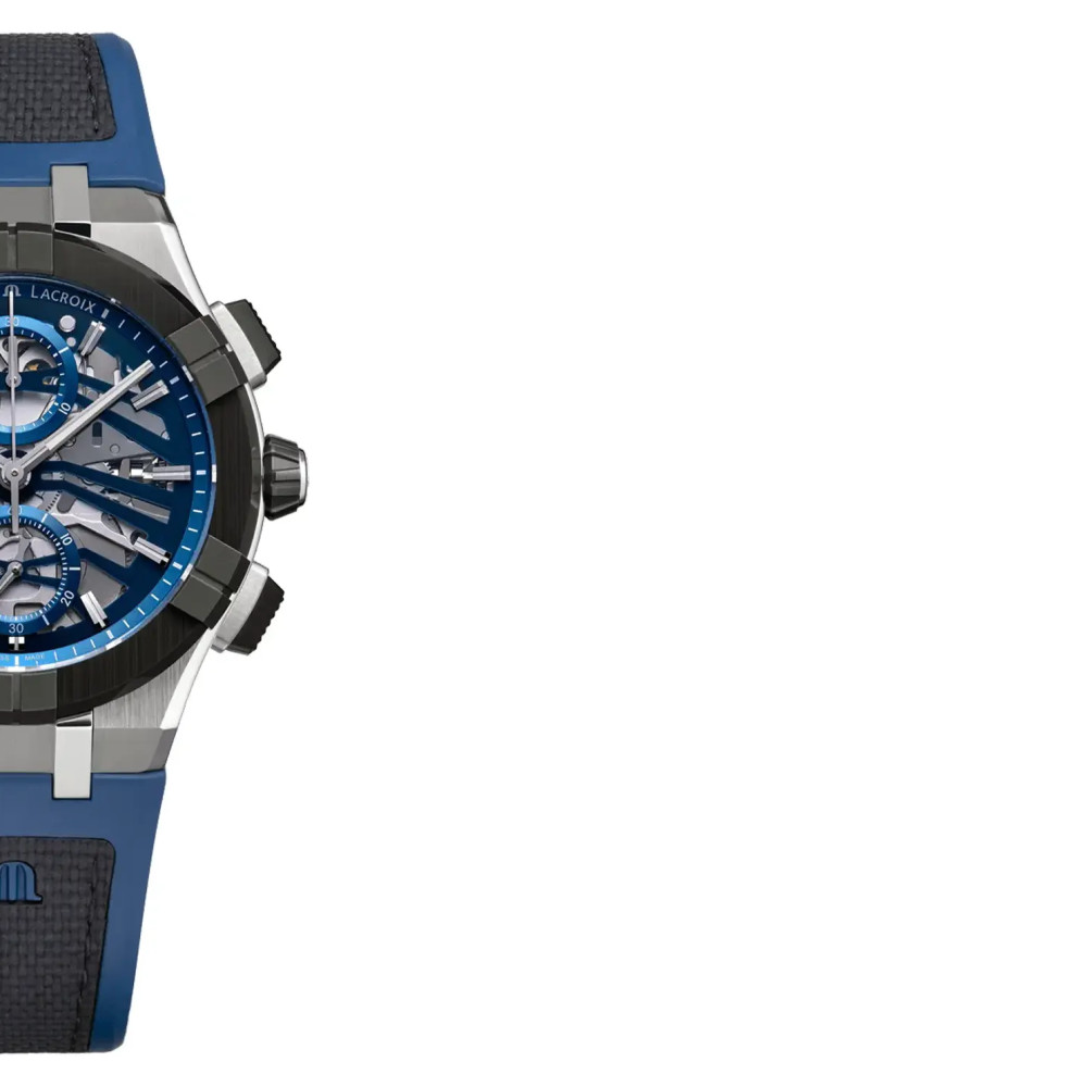 Maurice Lacroix Aikonic Automatic Chronograph Skeleton AC8018-SSL20-030-4 - zegarek męski 6