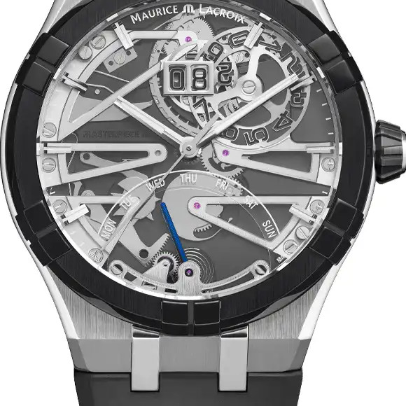 Maurice Lacroix Master Grand Date Retrograde Skeleton AC8008-SSL20-090-2 - zegarek męski 2