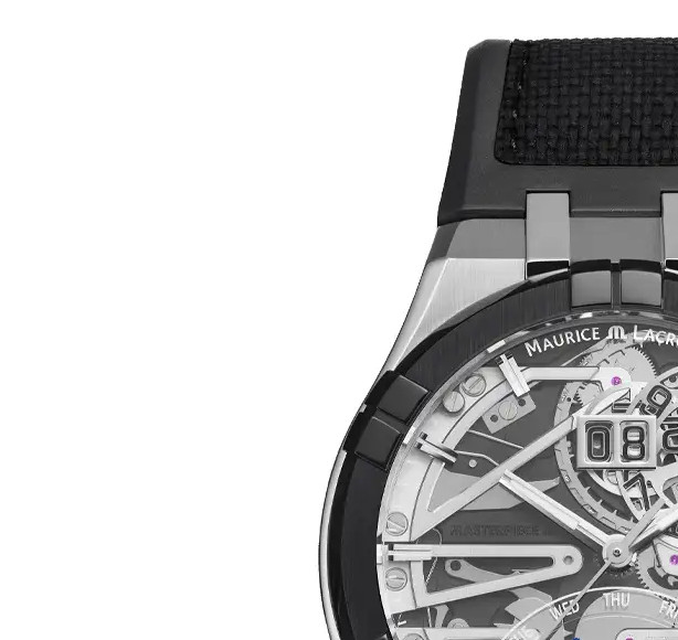 Maurice Lacroix Master Grand Date Retrograde Skeleton AC8008-SSL20-090-2 - zegarek męski 4