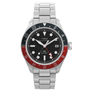 Timex TW2Y60600 Waterbury Heritage Automatic GMT - zegarek męski