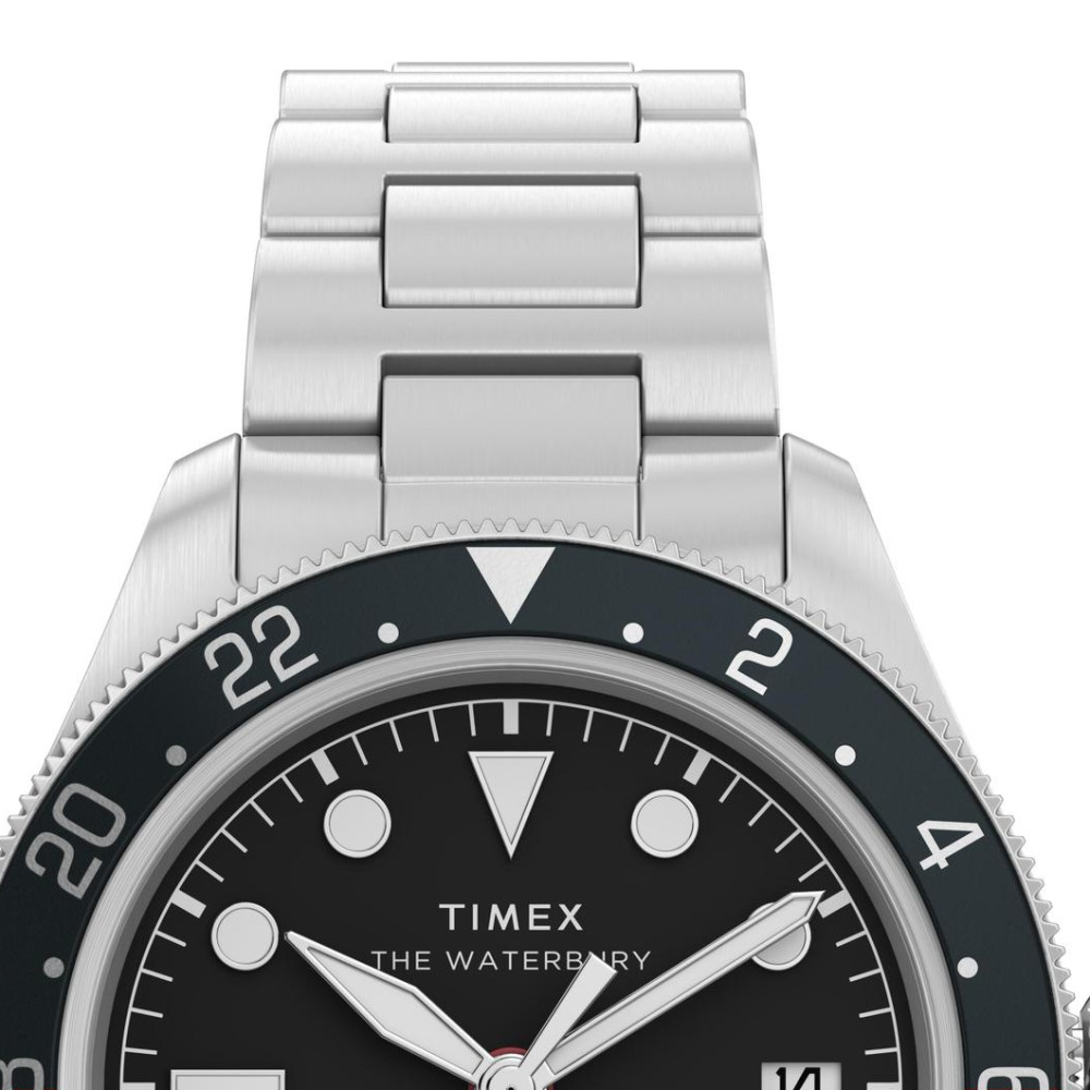 Timex TW2Y60600 Waterbury Heritage Automatic GMT - zegarek męski 3