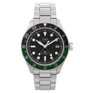 Timex TW2Y60800 Waterbury Heritage Automatic GMT - zegarek męski