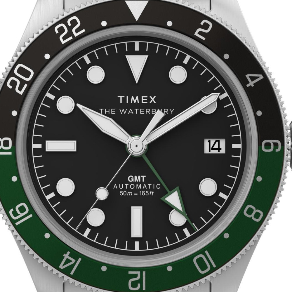 Timex TW2Y60800 Waterbury Heritage Automatic GMT - zegarek męski 2