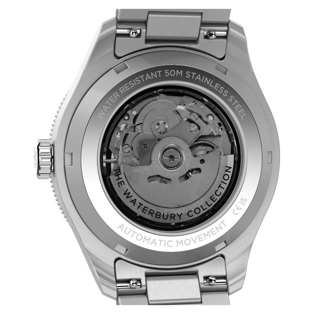 Timex TW2Y60800 Waterbury Heritage Automatic GMT - zegarek męski 9