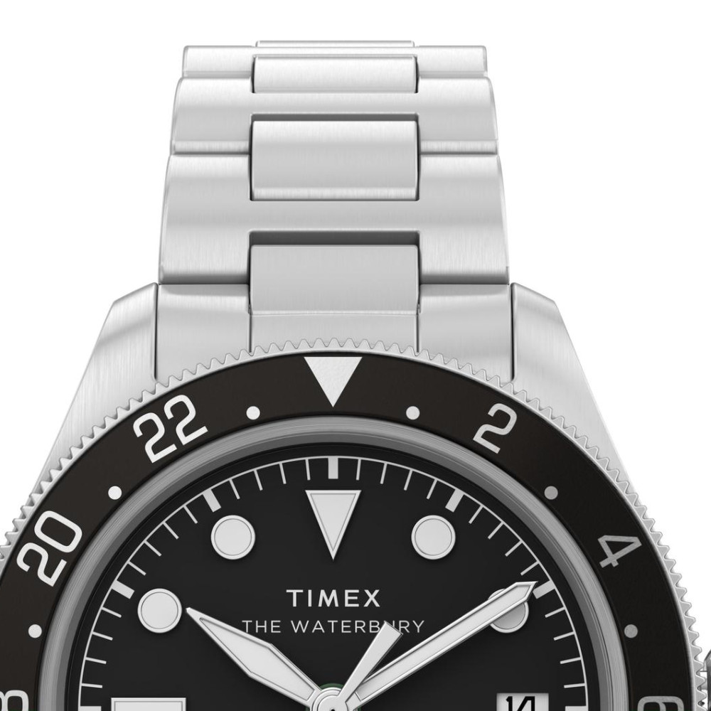 Timex TW2Y60800 Waterbury Heritage Automatic GMT - zegarek męski 3