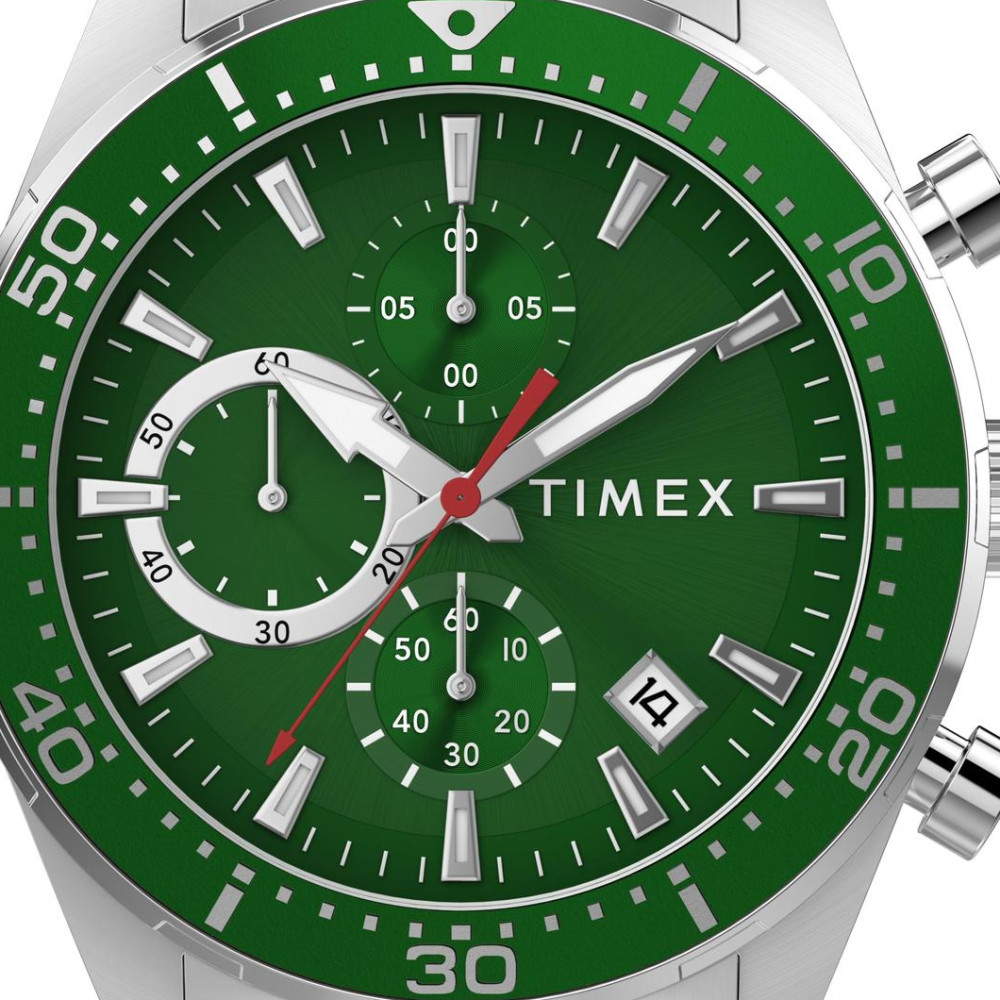 Timex TW2Y62100 Trend Ridgefield Chronograph 42mm - zegarek męski 2