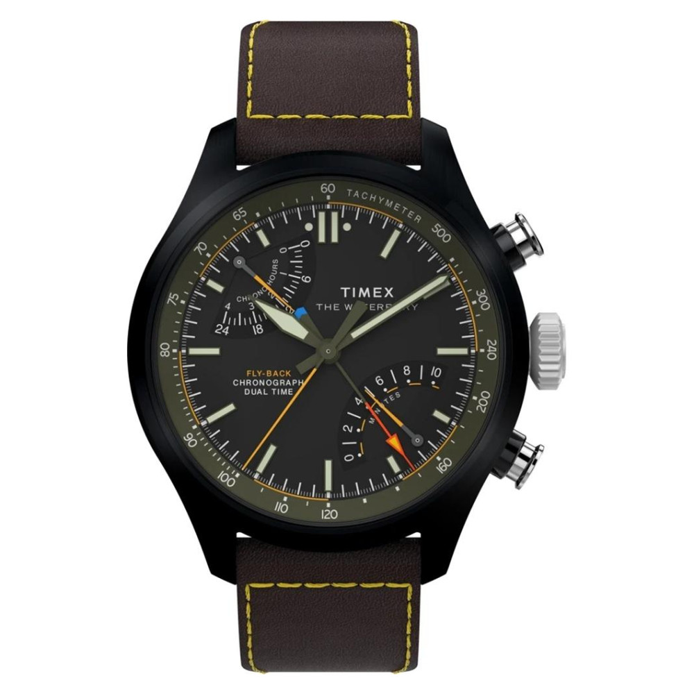 Timex TW2Y70100 Waterbury Traditional Ace Fly-Back Chronograph - zegarek męski 1