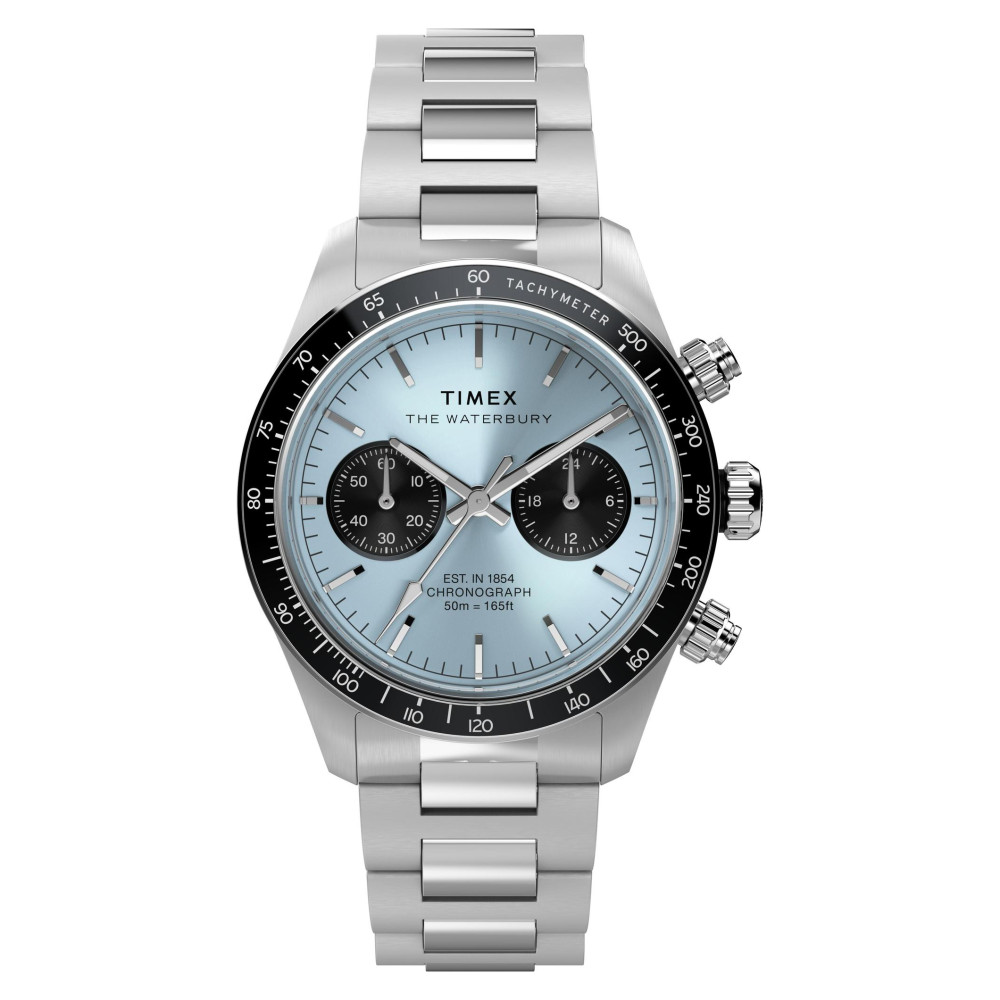 Timex TW2Y70500 Waterbury Heritage Chronograph - zegarek męski 1