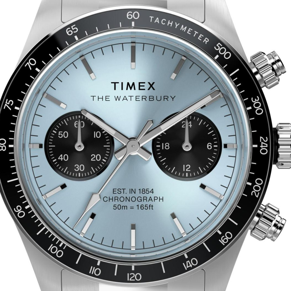 Timex TW2Y70500 Waterbury Heritage Chronograph - zegarek męski 2
