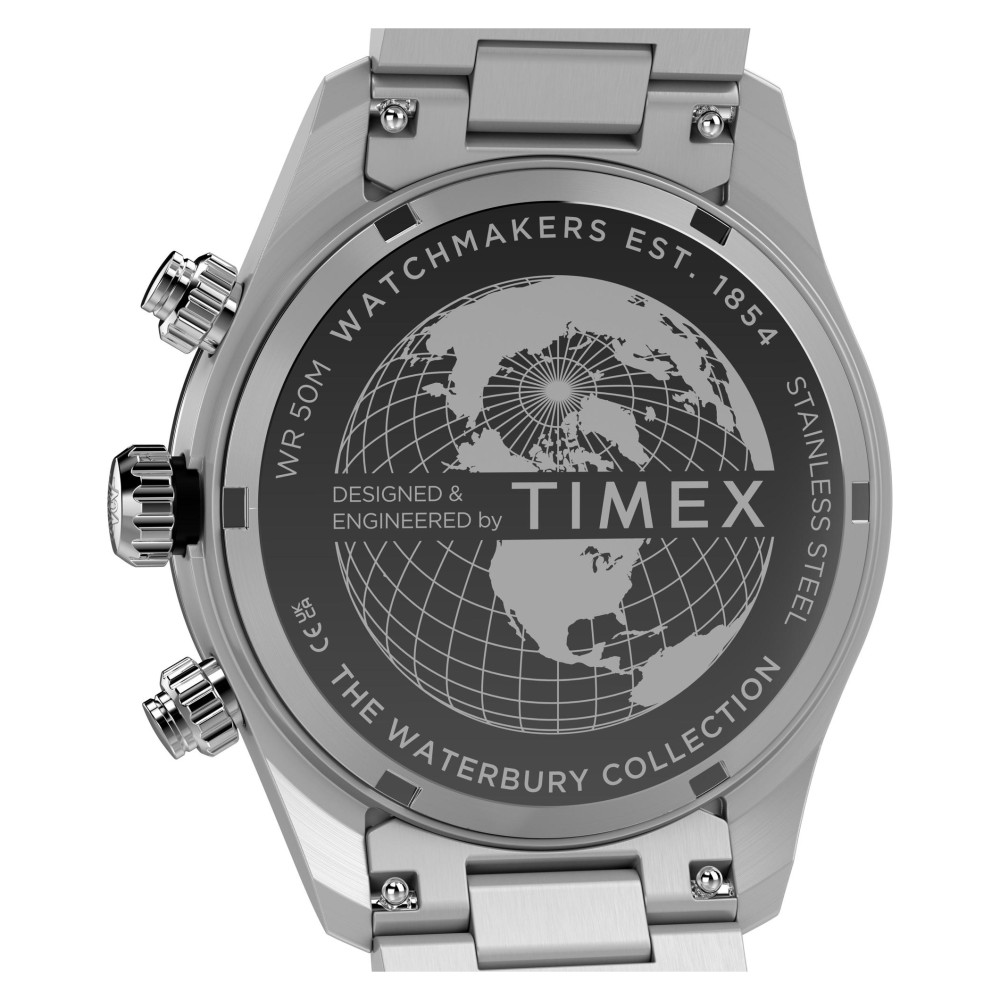 Timex TW2Y70500 Waterbury Heritage Chronograph - zegarek męski 10