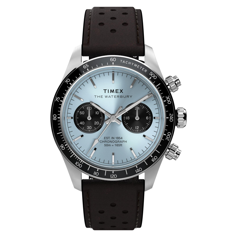 Timex TW2Y70600 Waterbury Heritage Chronograph - zegarek męski 1