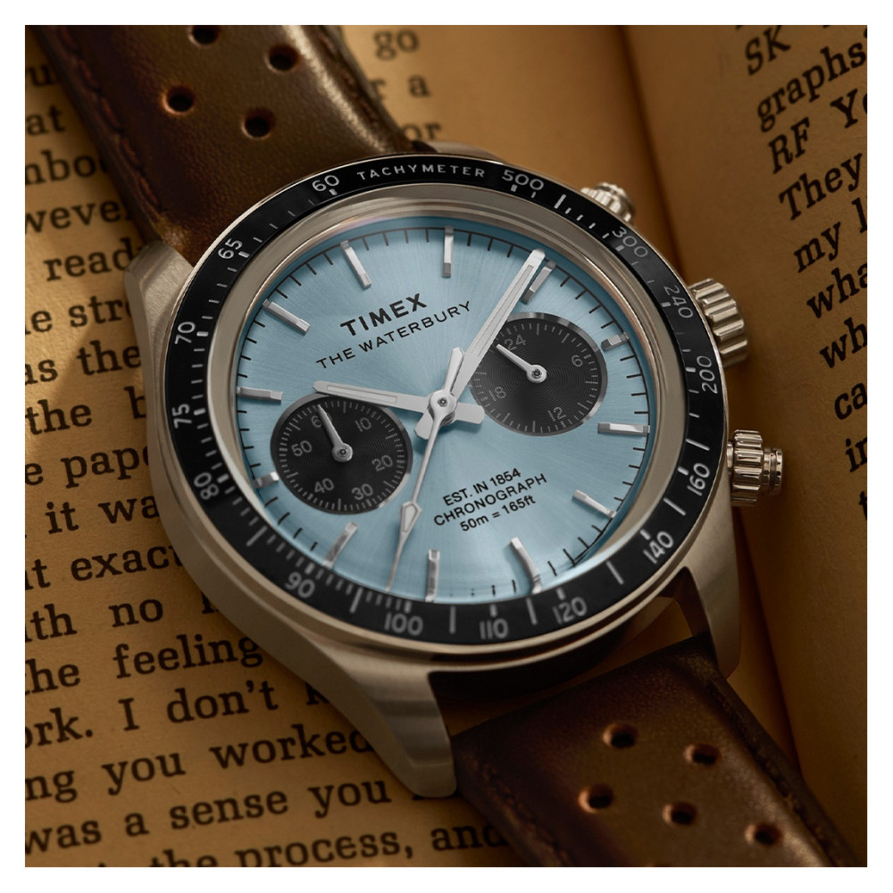 Timex TW2Y70600 Waterbury Heritage Chronograph - zegarek męski 11