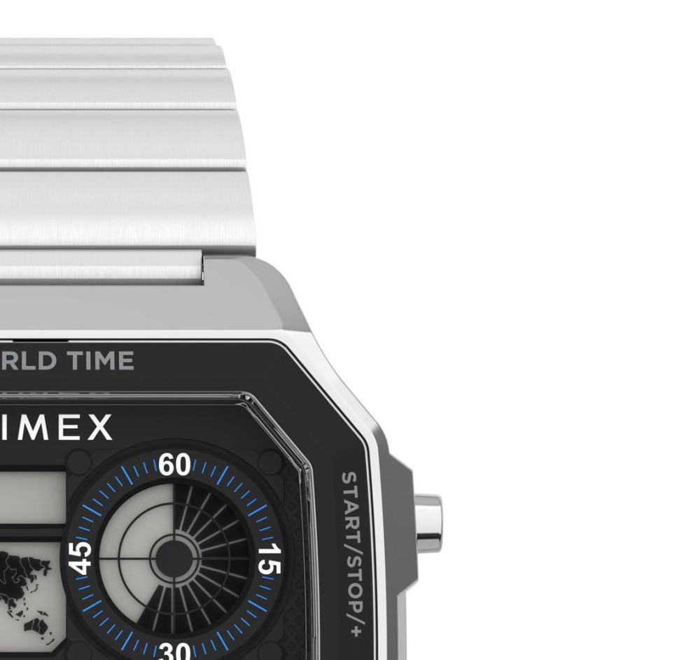 Timex TW5M68900 Main Street Classic Digital World Time 40mm - zegarek męski 5