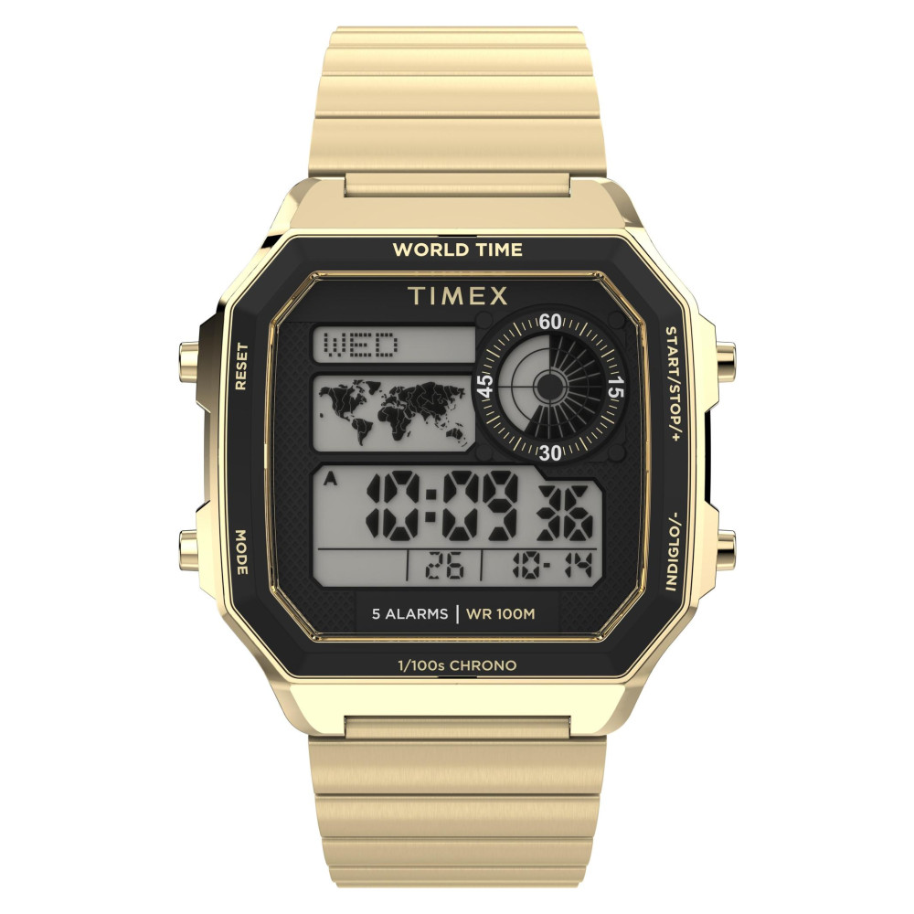 Timex TW5M69000 Main Street Classic Digital World Time 40mm - zegarek męski 1