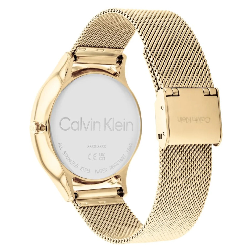 Calvin Klein 25200103 TIMELESS MESH MF - zegarek damski 8