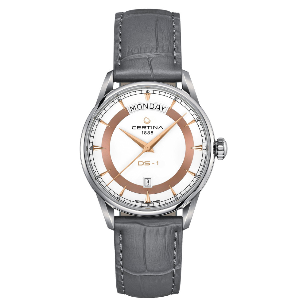 Certina C029.430.16.011.01 DS-1 Day Date 40mm - zegarek męski 1