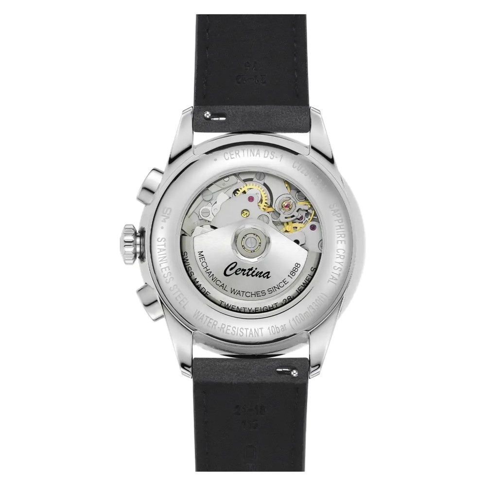 Certina DS-1 Chrono Auto C029.462.26.051.00 bicolor z chronografem - zegarek męski 7