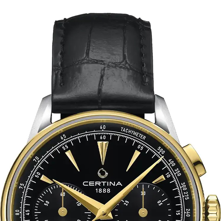 Certina DS-1 Chrono Auto C029.462.26.051.00 bicolor z chronografem - zegarek męski 3