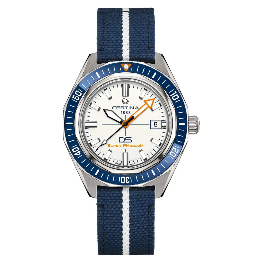 Certina DS SUPER PH2000M C050.607.44.011.02 nurkowy z tytanu - zegarek męski 7