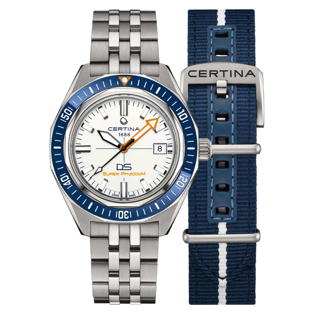 Certina DS SUPER PH2000M C050.607.44.011.02 nurkowy z tytanu - zegarek męski 1