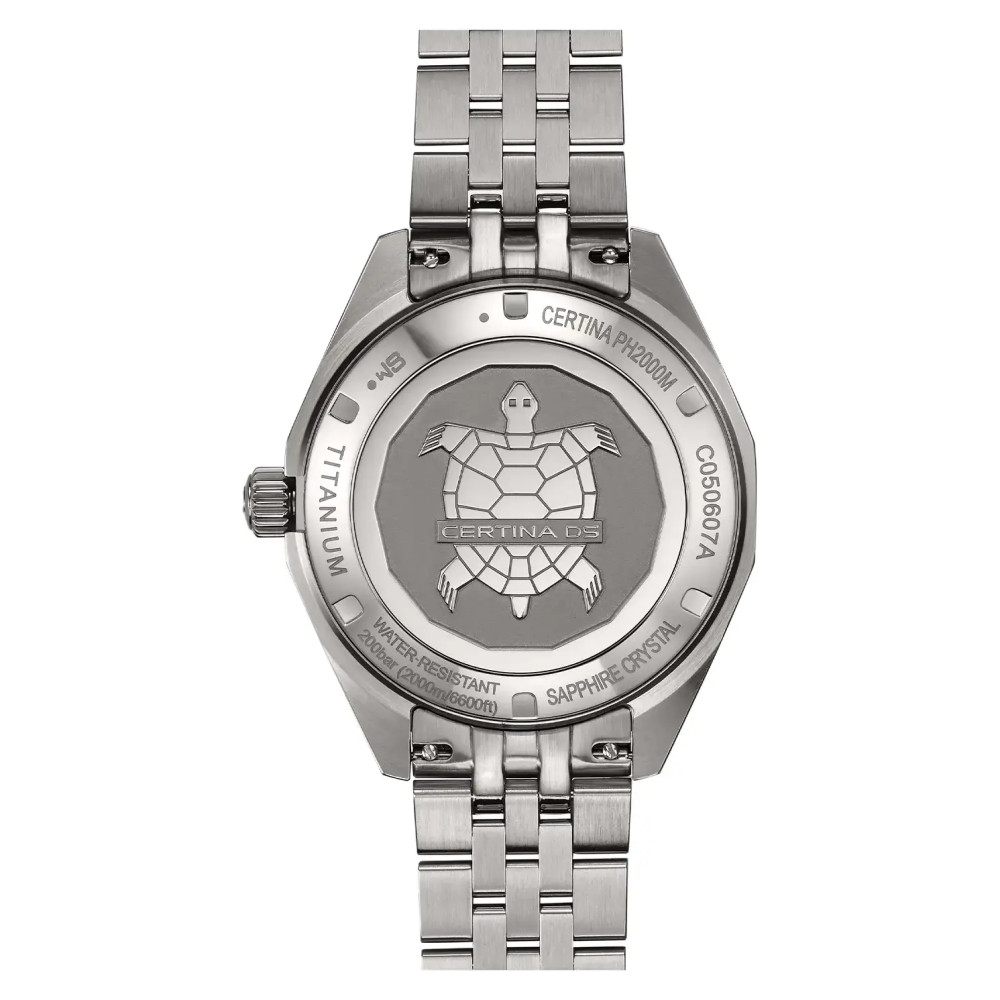 Certina DS SUPER PH2000M C050.607.44.011.02 nurkowy z tytanu - zegarek męski 8