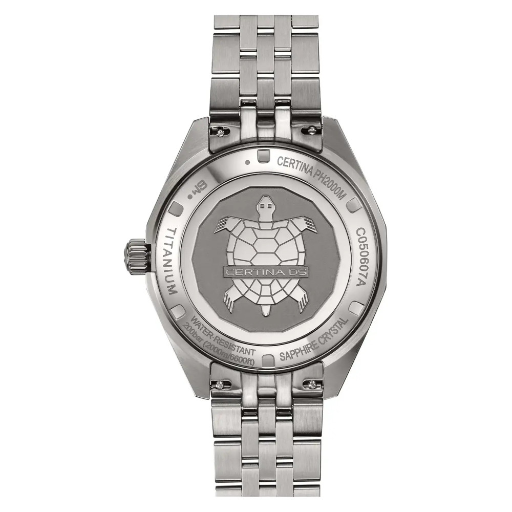 Certina DS SUPER PH2000M C050.607.44.051.02 nurkowy z tytanu - zegarek męski 7