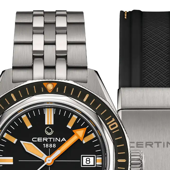 Certina DS SUPER PH2000M C050.607.44.051.02 nurkowy z tytanu - zegarek męski 3