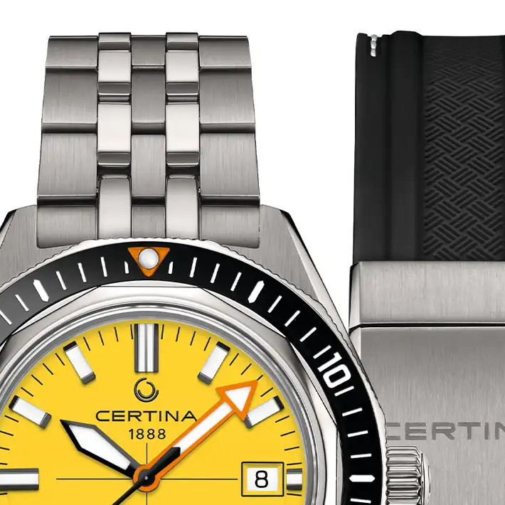 Certina DS SUPER PH2000M C050.607.44.361.02 nurkowy z tytanu - zegarek męski 3
