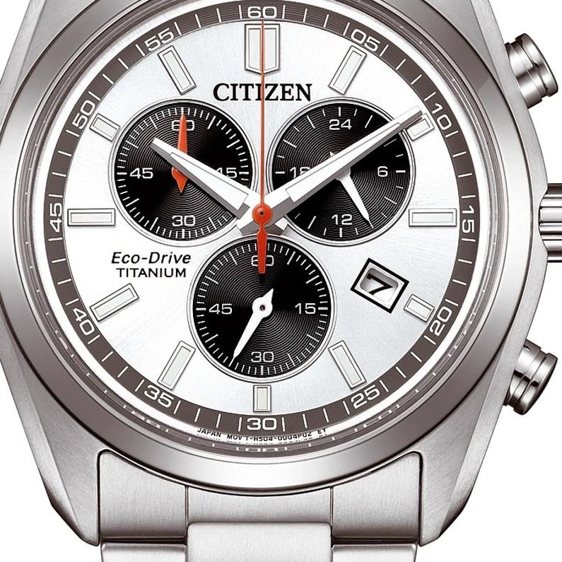 Citizen AT2590-59A Super Titanium Chrono Eco-Drive - zegarek męski 2