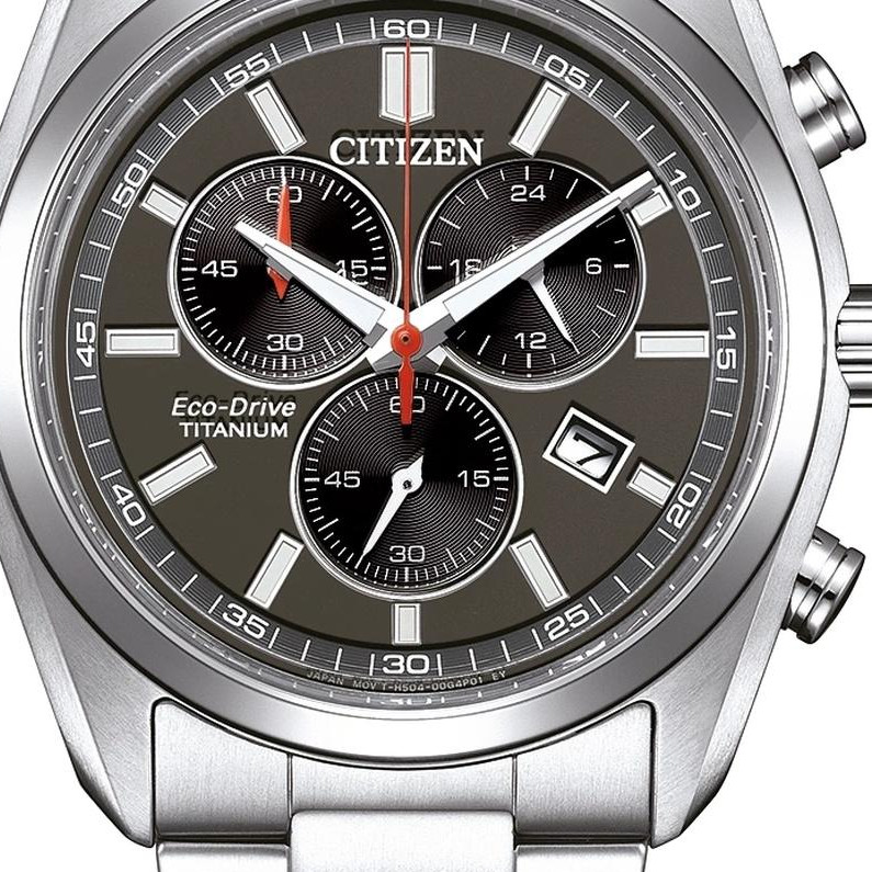 Citizen AT2590-59E Super Titanium Chrono Eco-Drive - zegarek damski 2