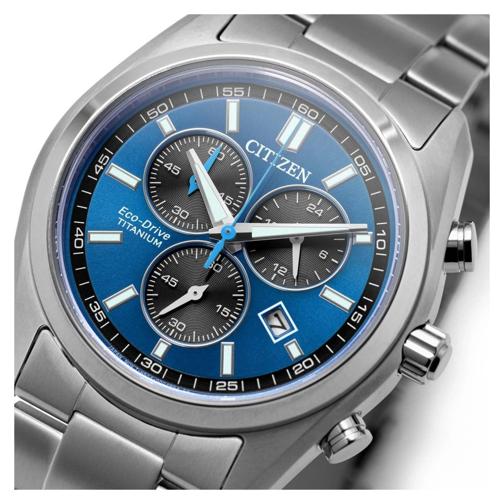 Citizen AT2590-59L Super Titanium Chrono Eco-Drive - zegarek męski 11