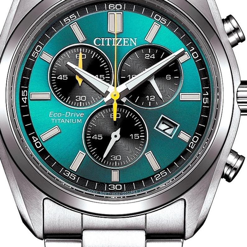 Citizen AT2590-59X Super Titanium Chrono Eco-Drive - zegarek męski 2