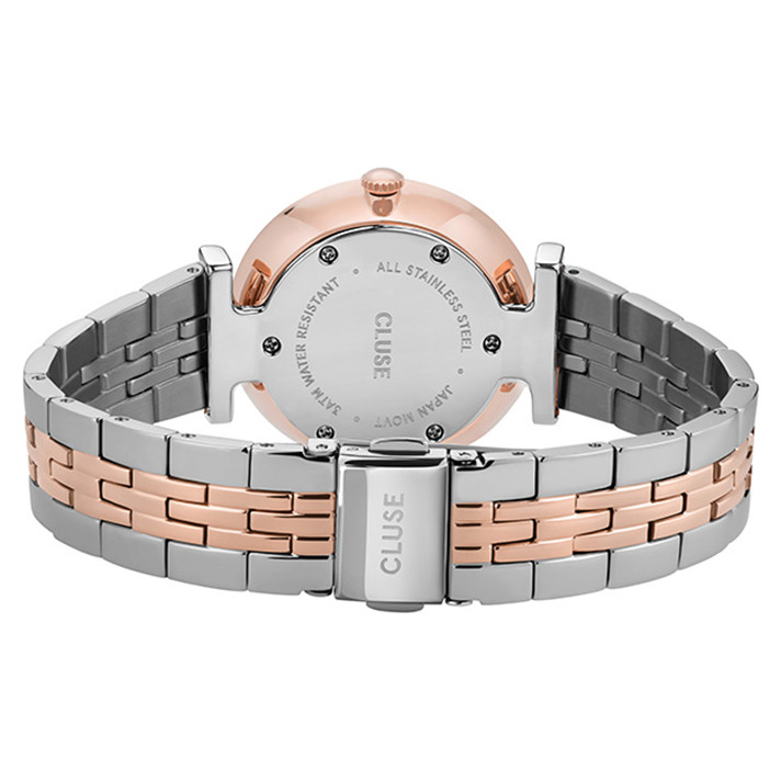 Cluse CW0101208015 Mesh Rose Gold/White Pearl - zegarek damski 1
