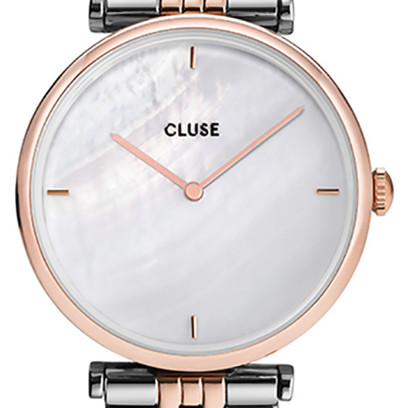 Cluse CW0101208015 Mesh Rose Gold/White Pearl - zegarek damski 2