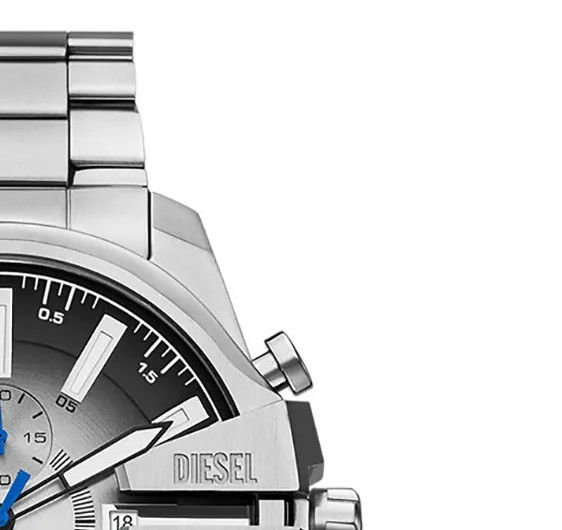 Diesel DZ4686 Mega Chief Slim Stainless Steel 50mm - zegarek męski 5