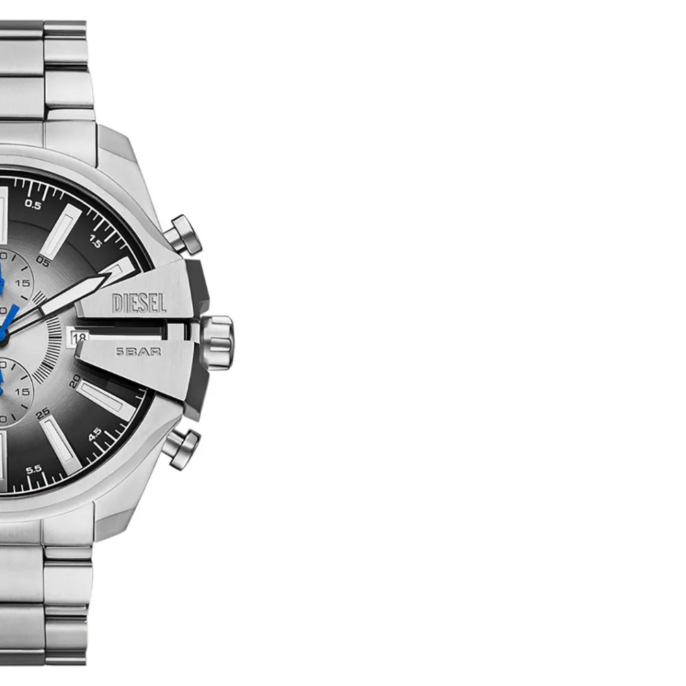 Diesel DZ4686 Mega Chief Slim Stainless Steel 50mm - zegarek męski 6