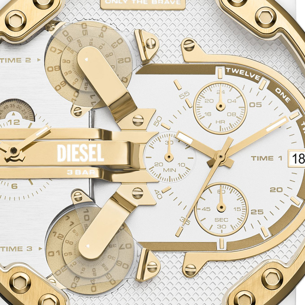 Diesel DZ7486 Bicolor Stainless Steel 53mm - zegarek męski 2