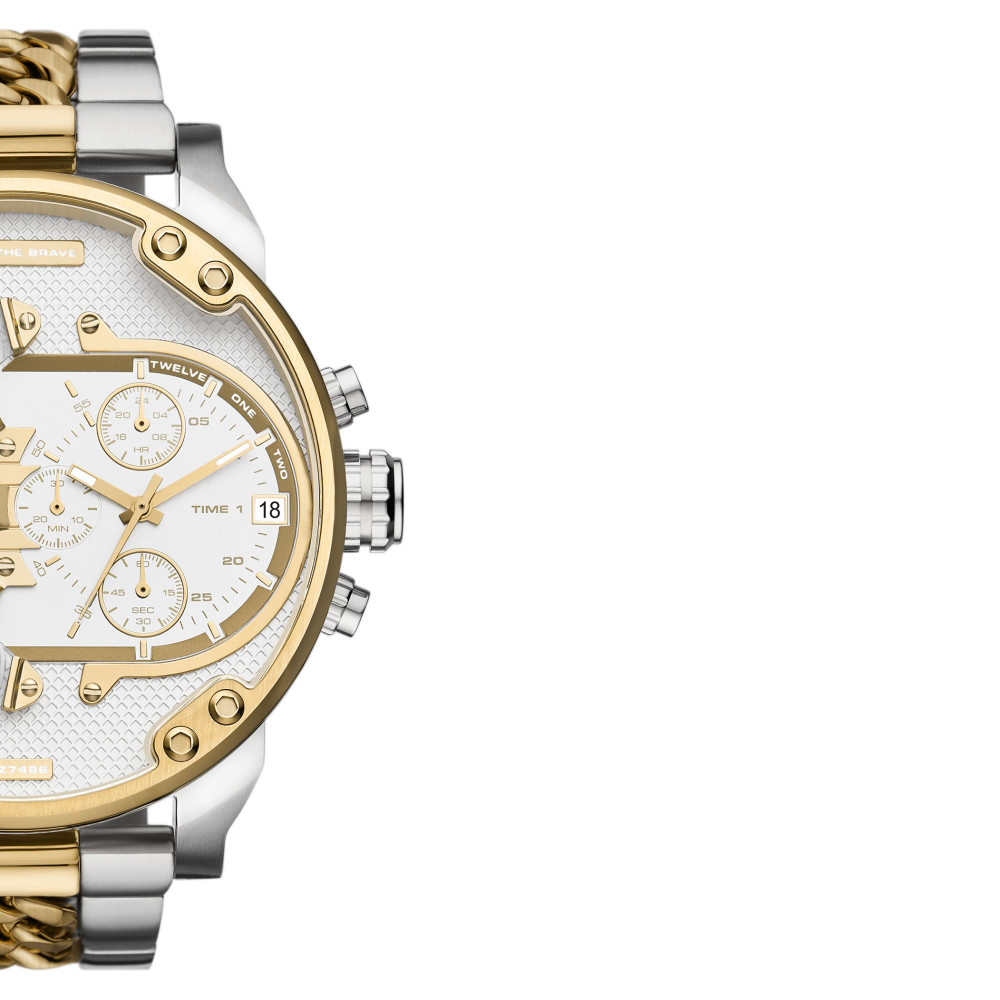 Diesel DZ7486 Bicolor Stainless Steel 53mm - zegarek męski 6