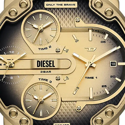 Diesel DZ7490 Mr. Daddy Slim Gold Stainless Steel 54mm - zegarek męski 2