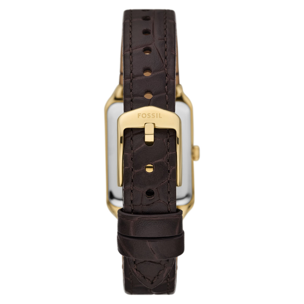 Fossil ES5367 RAQUEL Brown Leather Strap 23mm - zegarek damski 8
