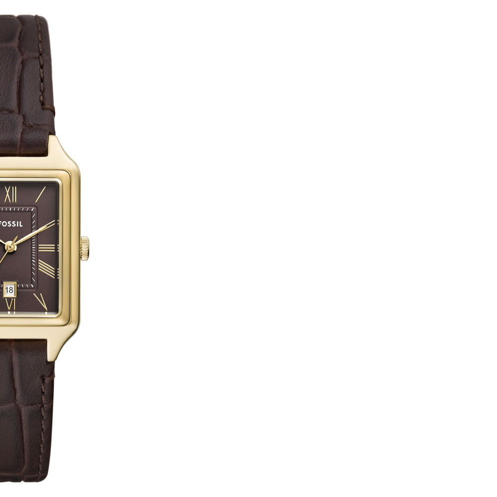 Fossil ES5367 RAQUEL Brown Leather Strap 23mm - zegarek damski 6