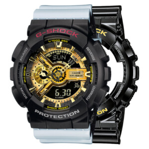 G-SHOCK SET GA-110GB-1AER + BEZEL 10378531 + PASEK 10527469 Casio - zegarek męski