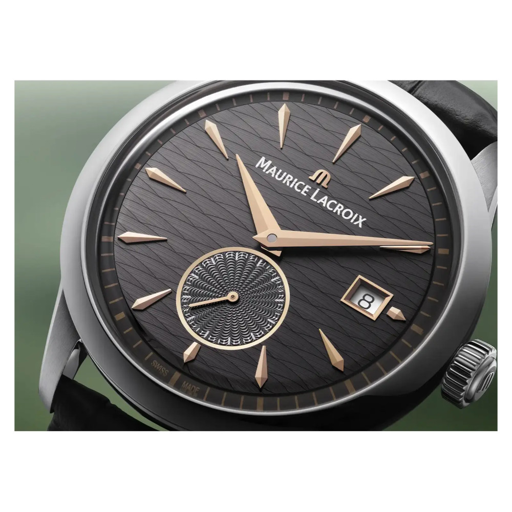 Maurice Lacroix 1975 Legacy 756207-SS001-330-2 limitowana edycja - zegarek męski 9