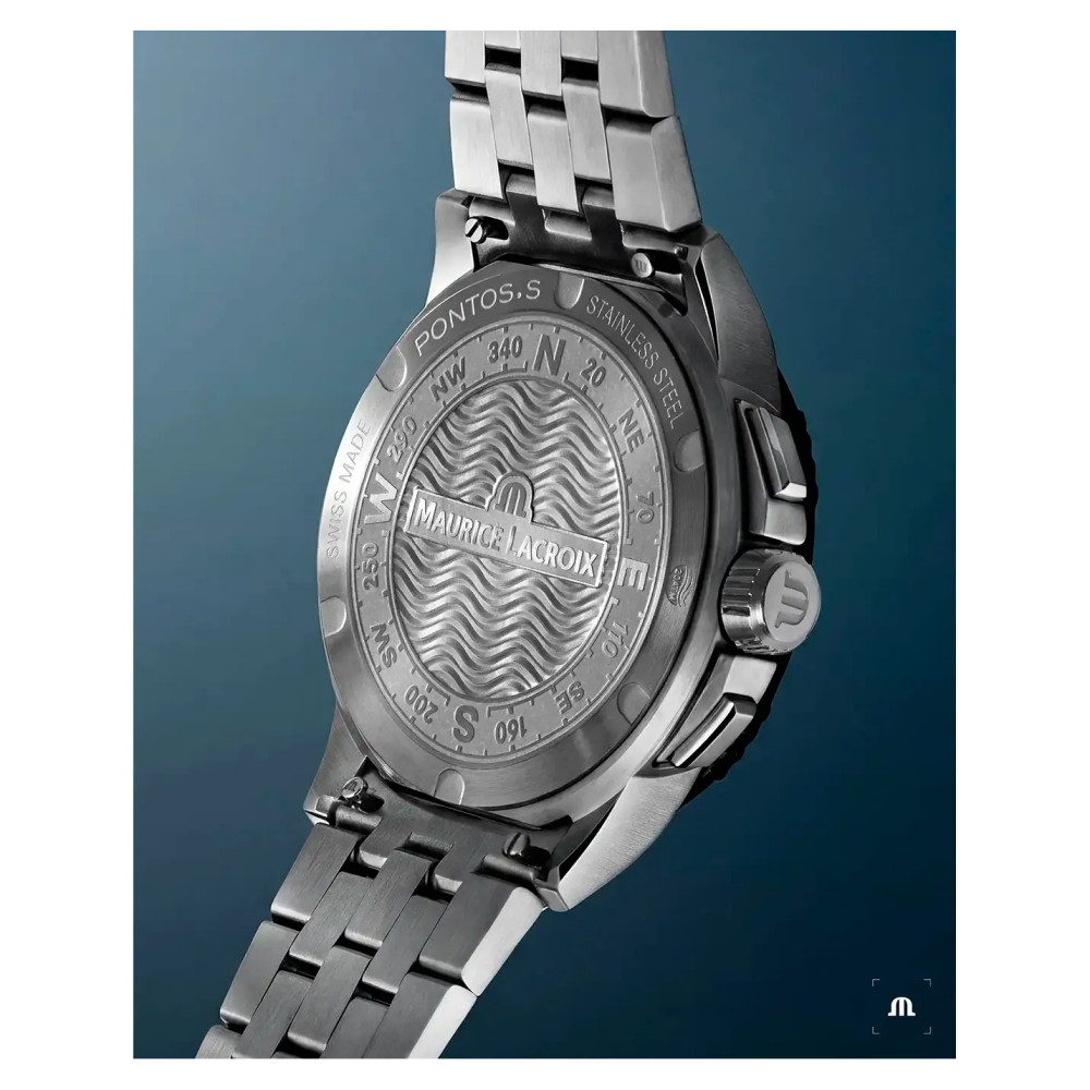 Maurice Lacroix Pontos S Solar PT1008-SSL42-430-1 - zegarek męski 7