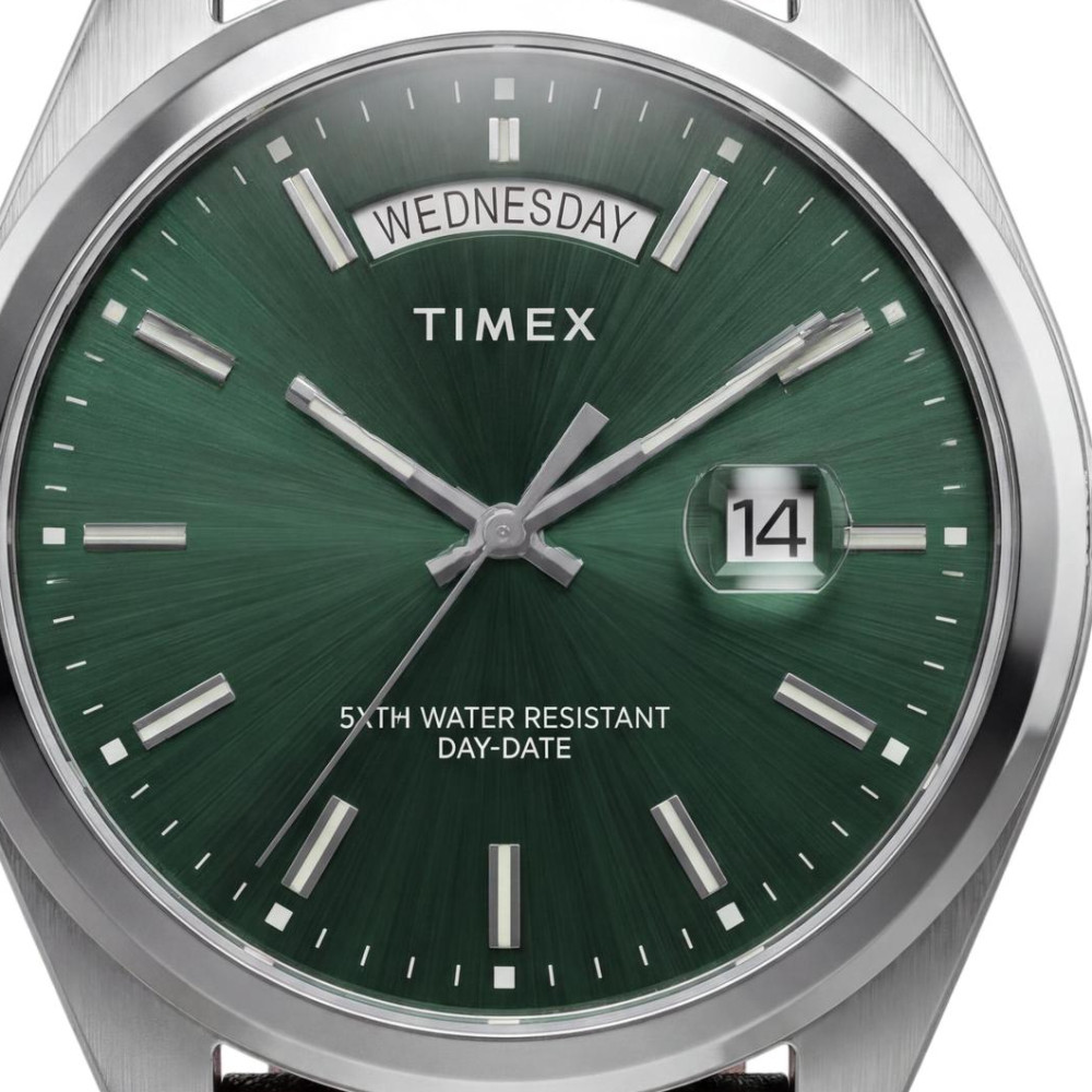 Timex TWG068800 Day-Date 41mm Leather Strap Set - zegarek męski 2