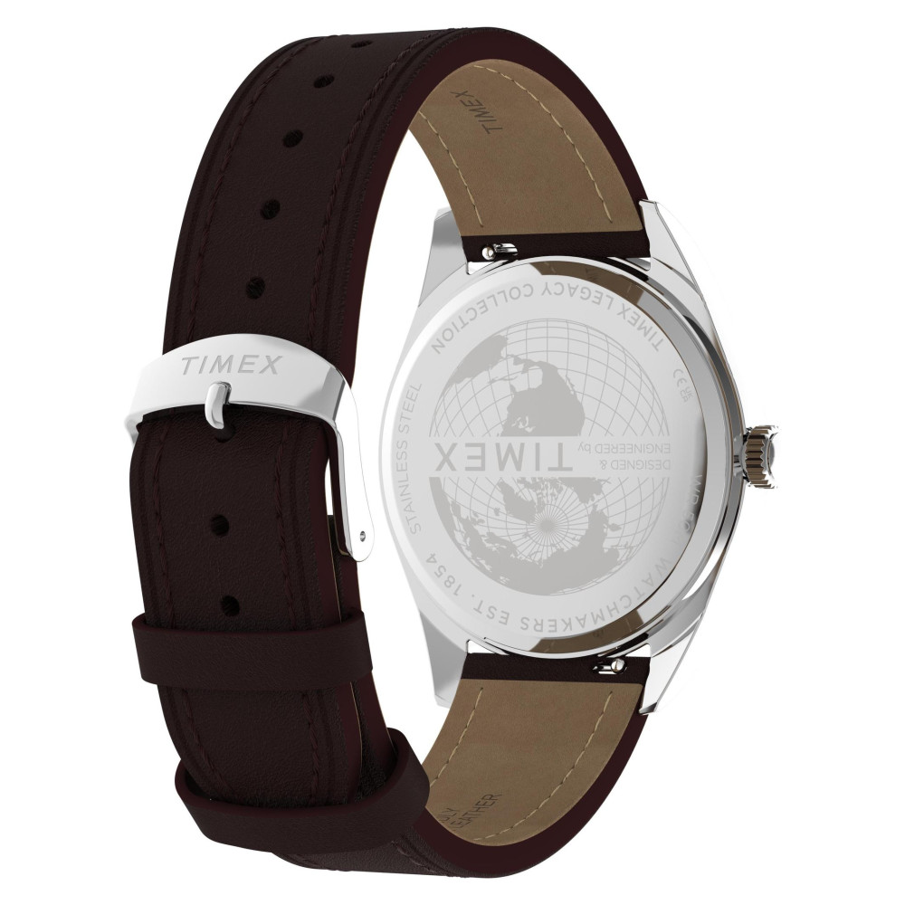 Timex TWG068800 Day-Date 41mm Leather Strap Set - zegarek męski 9