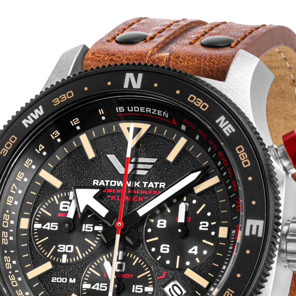 Vostok Europe 6S20-598ES16 Expedition 48mm Ratownik Tatr Klemens Klimek Bachleda Limited Edition - [ - zegarek męski 3